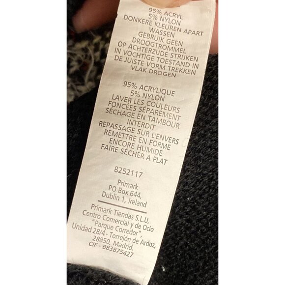 Atmosphere Christmas Cat 3D Black Acrylic Nylon Sweater Womans UK XS US 0-2 Ugly - Picture 7 of 9